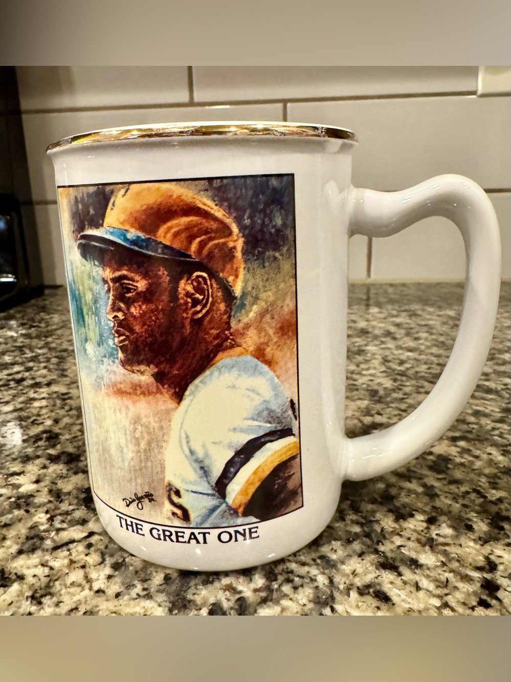 1994 Vtg Salute  Roberto Clemente Pittsburgh Pirates Commemorative Tankard Mug